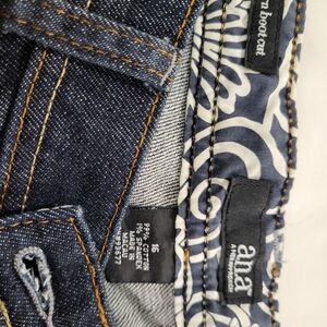 a.n.a Dark Blue Women's Boot Cut Jeans